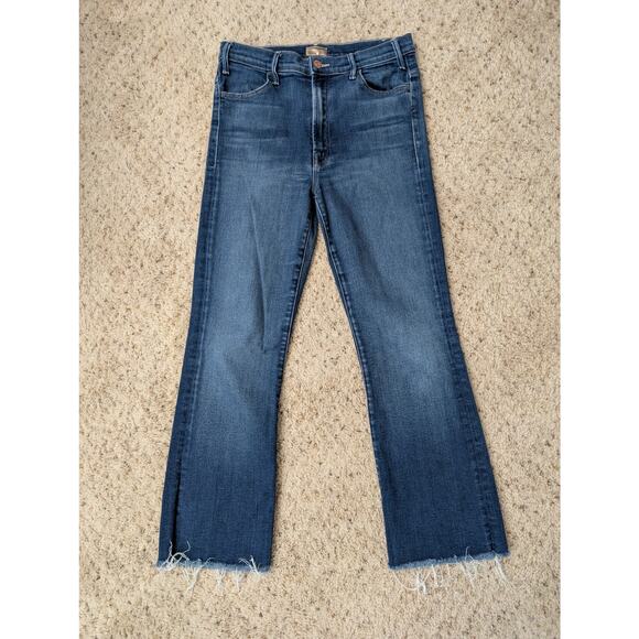 mother the hustler ankle frayed jeans in home movies - flawed - Picture 2 of 16